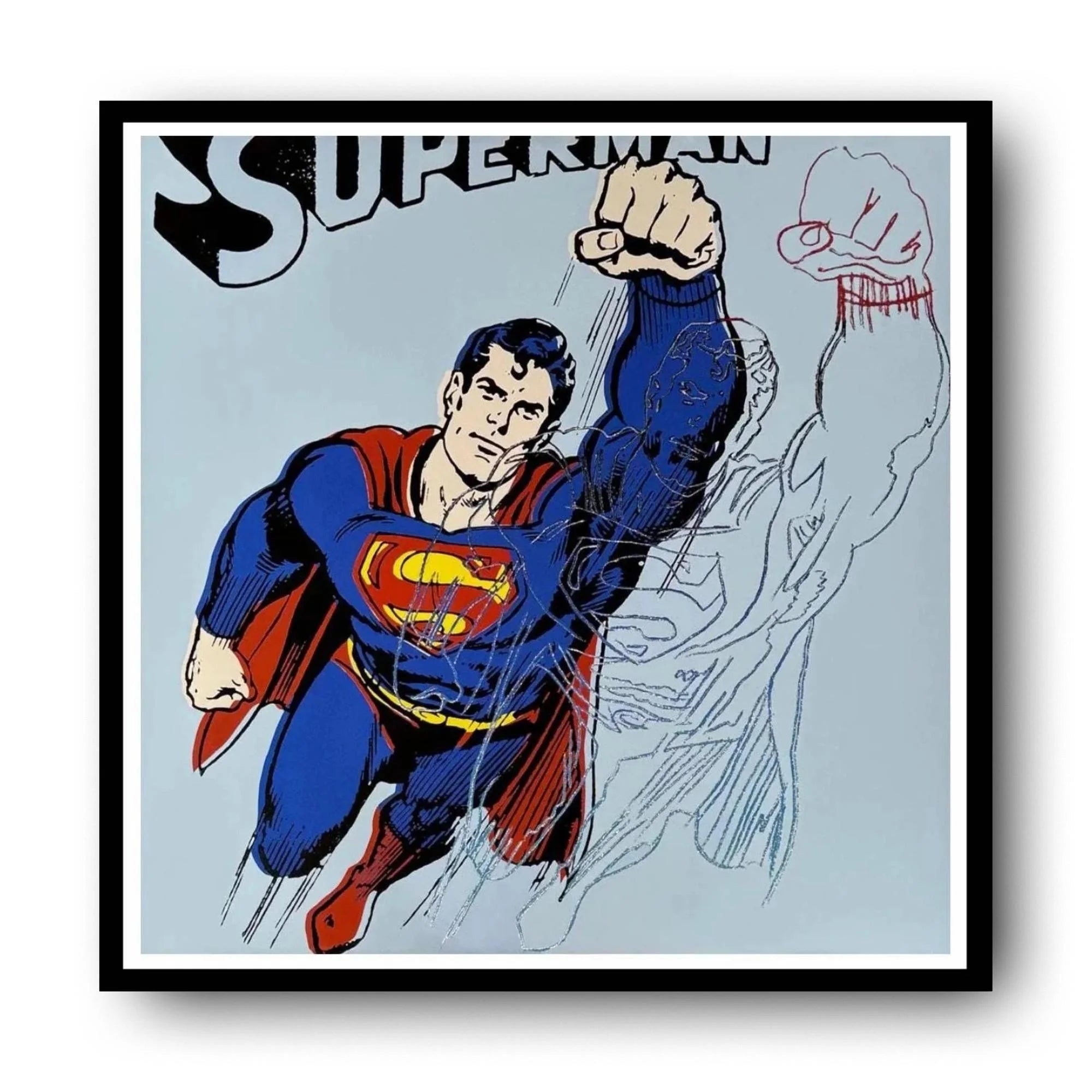 Andy Warhol - Superman (F&S II # 260) Light Blue Trial DD